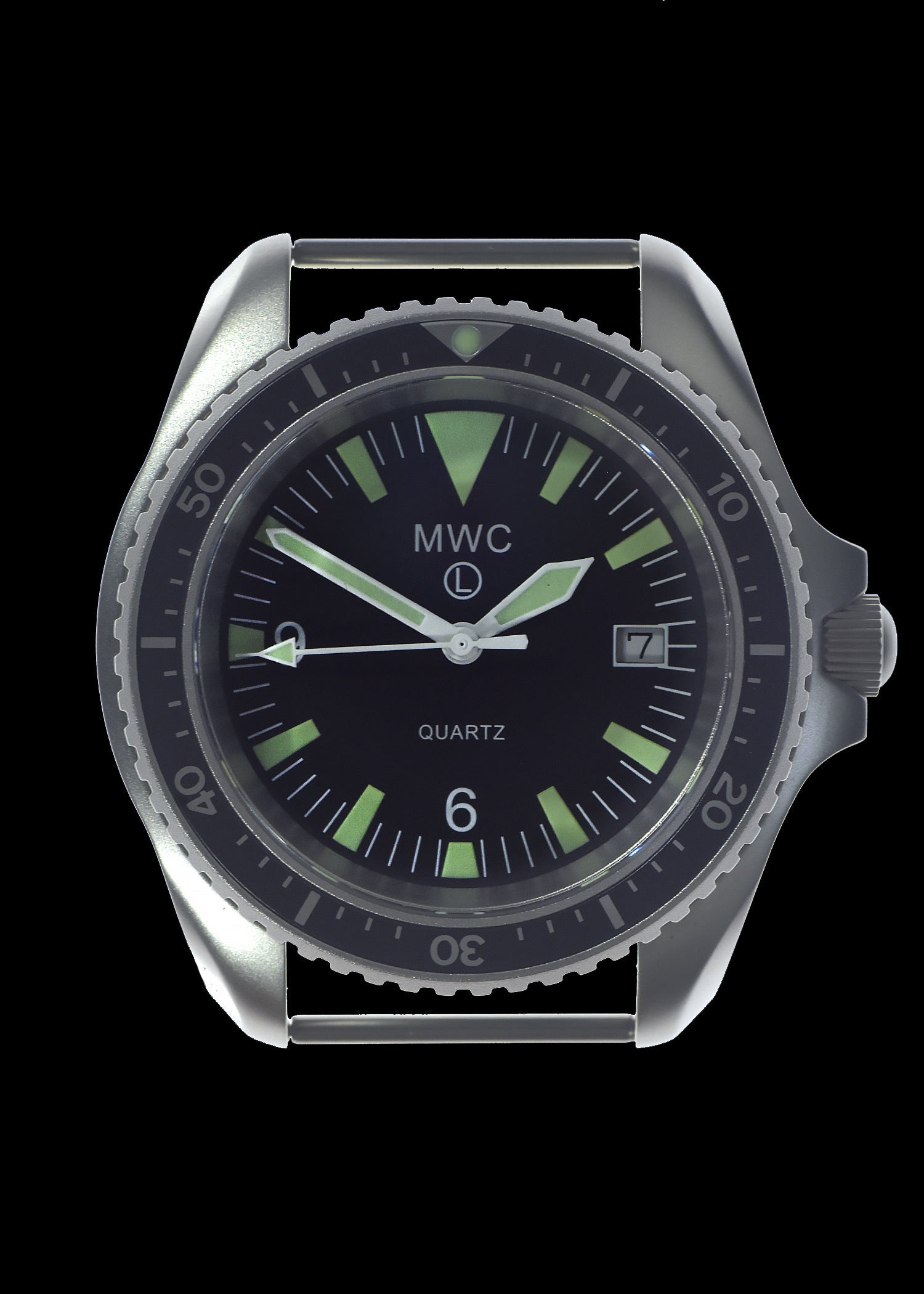 Current NATO Pattern Quartz Military Divers Watch with Sapphire Crystal and 10 Year Battery Life and Ceramic Bezel - NATO STOCK NUMBER NSN 6645-99-157-3496