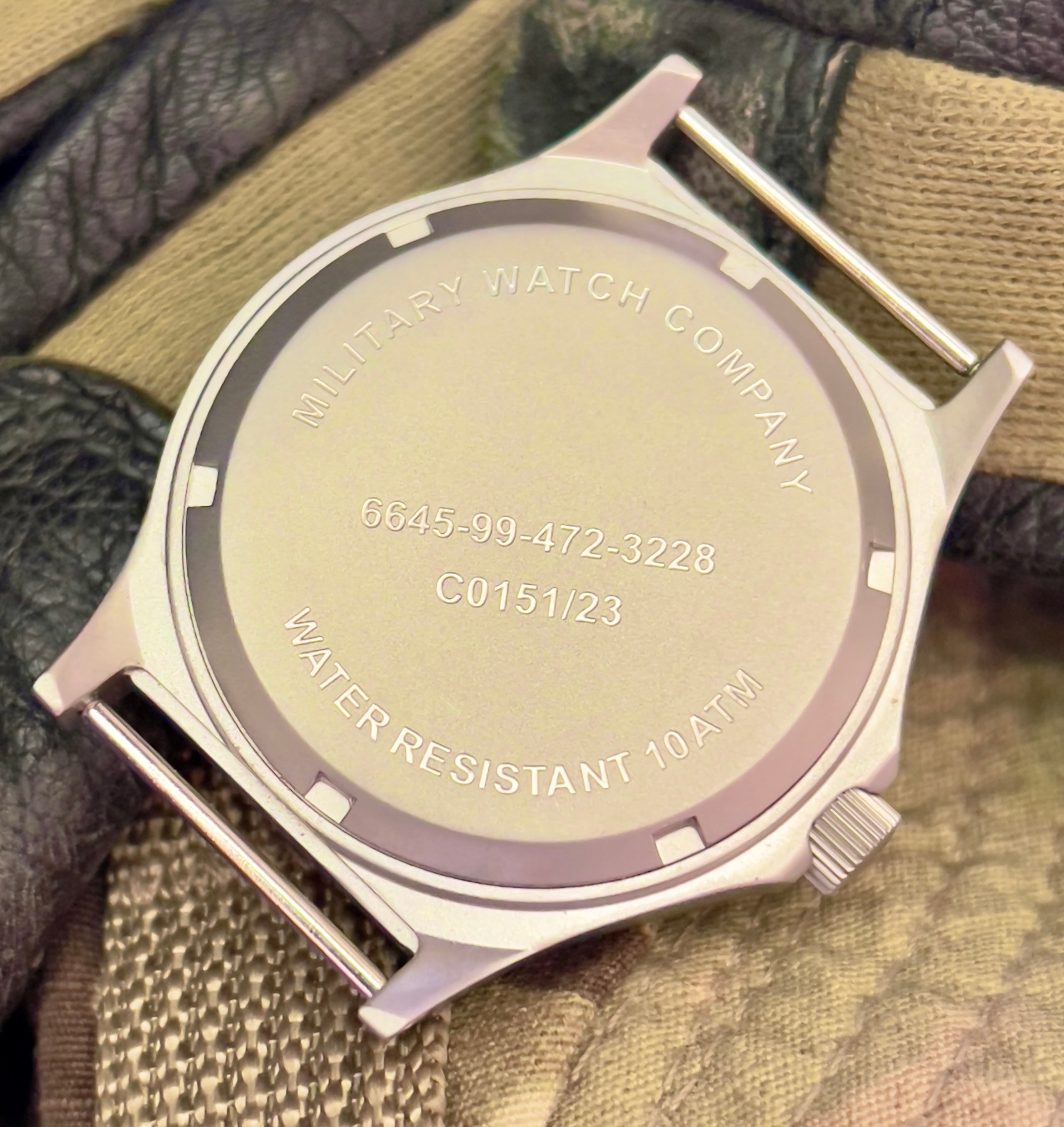 MWC G10 100m / 330ft Water resistant Search and Rescue (SAR) Stainless Steel Military Watch with Sapphire Crystal - NATO Stock Number: NSN 6645-99-472-3228