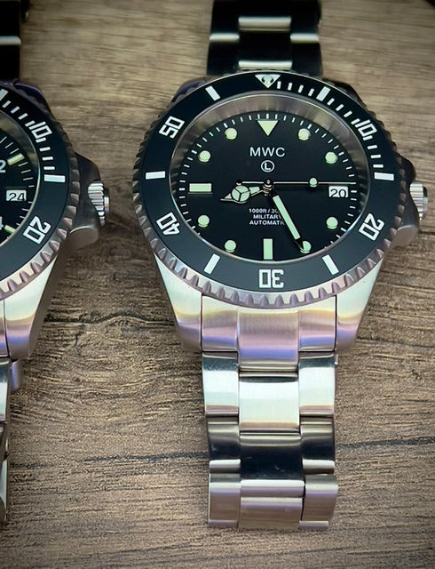 MWC Professional Military Diver 300m – Swiss Sellita SW200 Automatic, Sapphire Crystal, Ceramic Bezel & Steel Bracelet