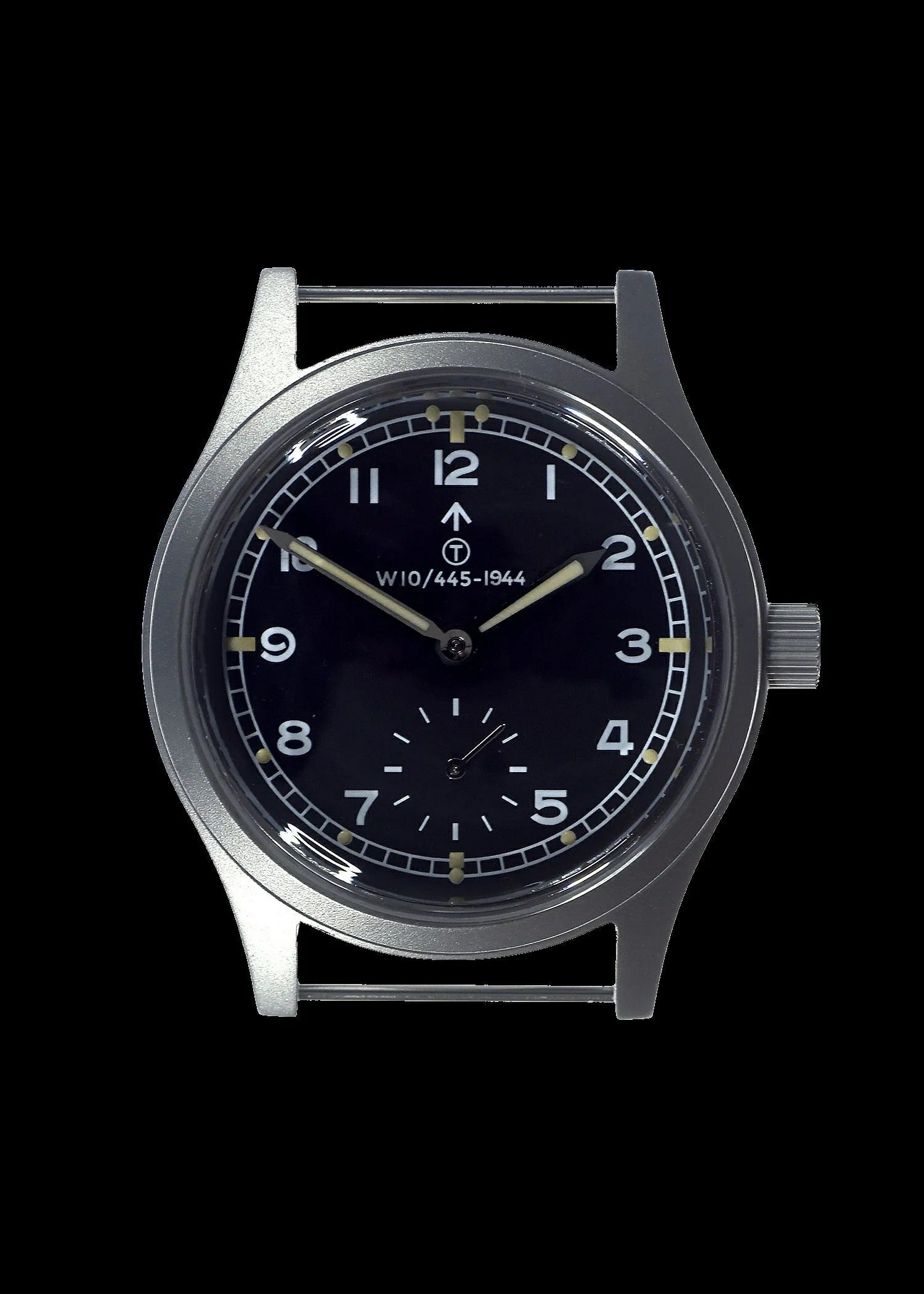 MWC 1940s/1950s "Dirty Dozen" Pattern General Service Watch with Sapphire Box Crystal and 21 Jewel Automatic Movement