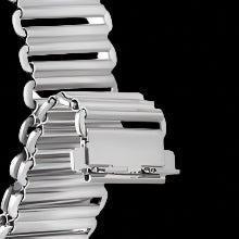 20mm Retro 1940/50s "Bonklip" Style Stainless Steel Bracelet - Ideal for Antique or Retro Style Watches