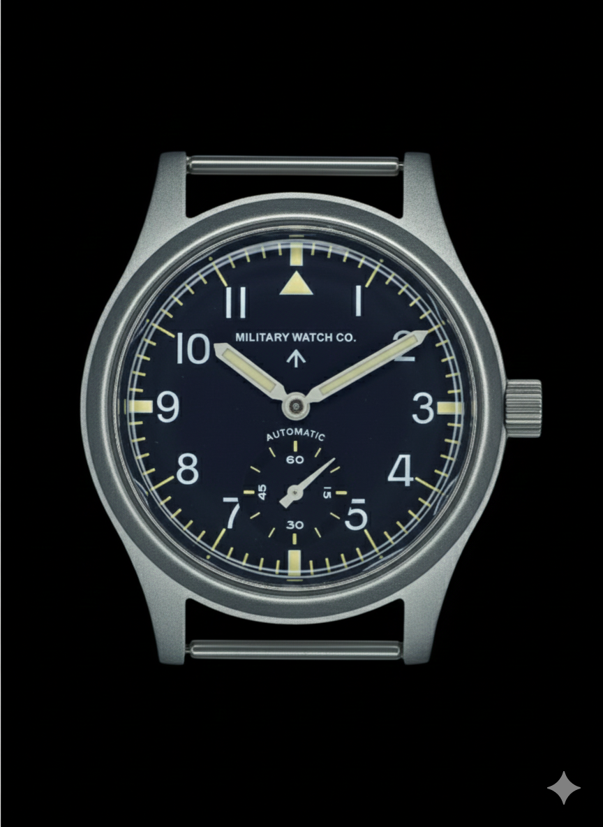 MWC 1940s/1950s "Dirty Dozen" Pattern General Service Watch with Automatic Self Winding Mechanical Movement