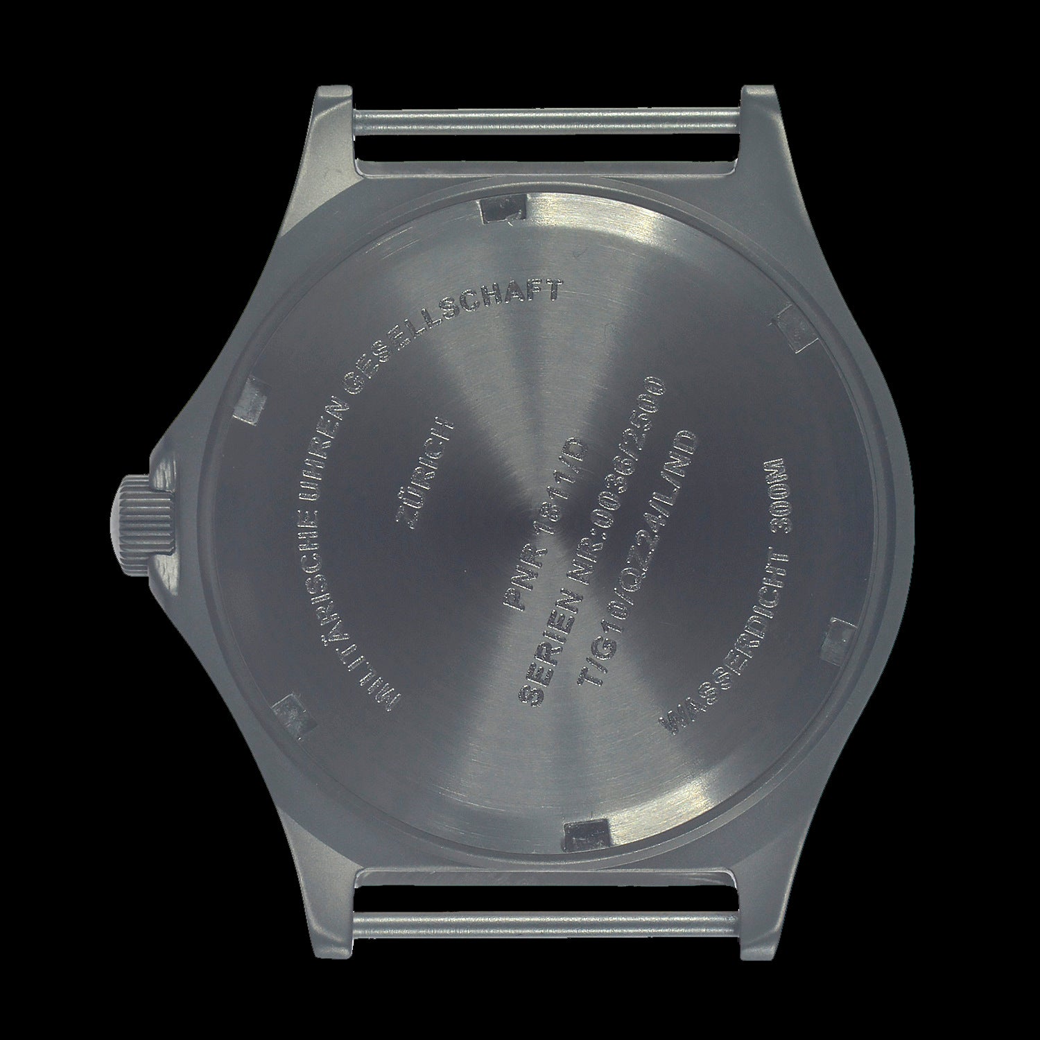 MWC Titanium General Service Watch, 300m Water Resistant, 10 Year Battery Life, Luminova, Sapphire Crystal and 12/24 Dial Format (Non Date Version)